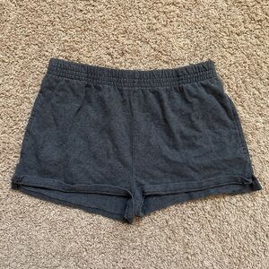 dark grey brandy melville shorts